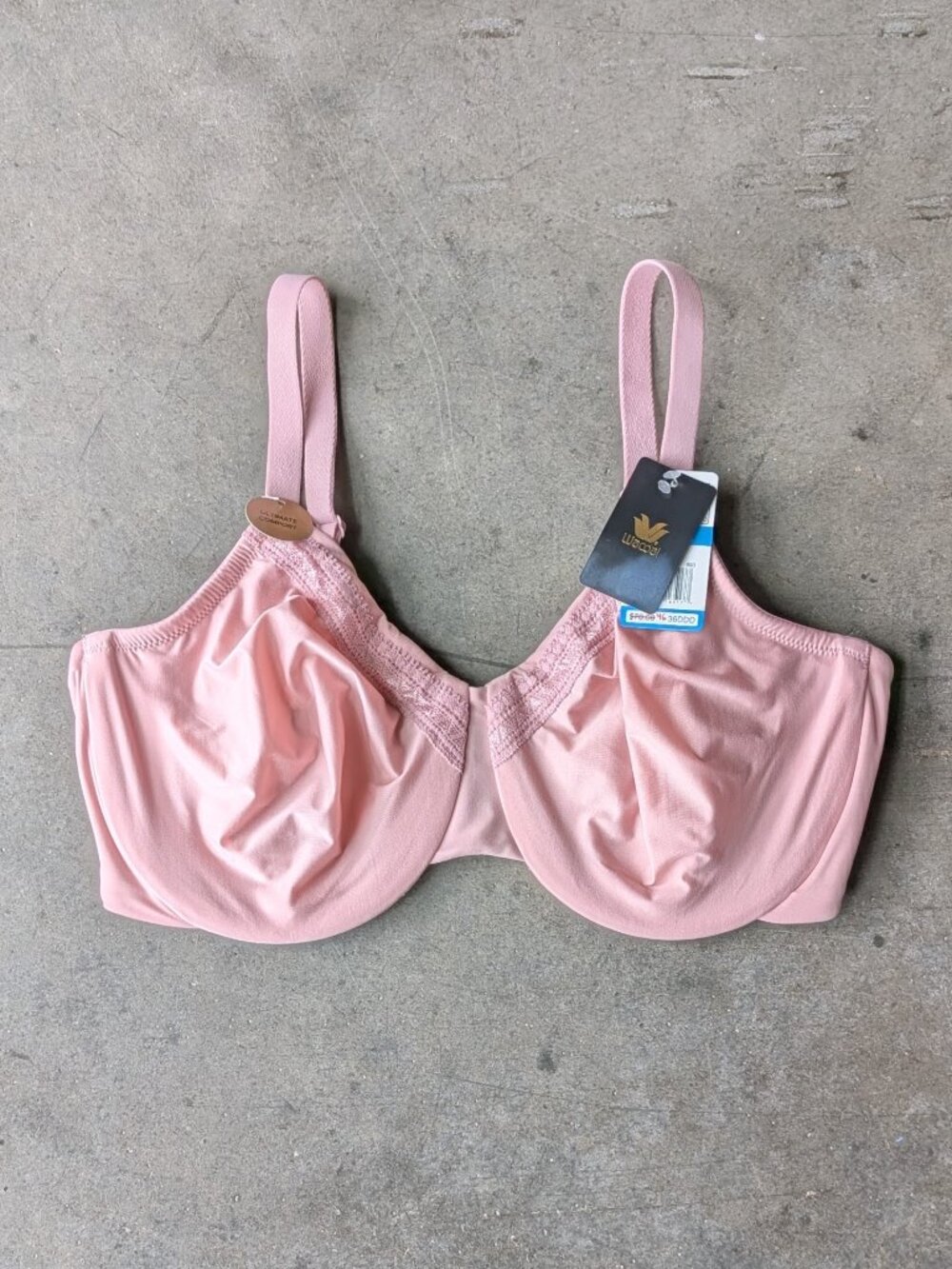 Wacoal Perfect Primer Full Figure Underwire Bra in Pink size 36DDD NWT